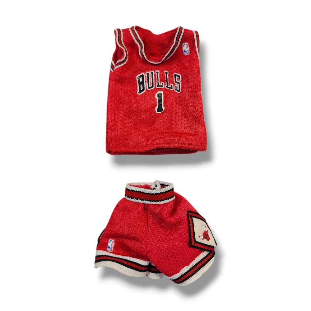 1998 Mattel Barbie Chicago Bulls Jersey & Shorts Vintage Outfit